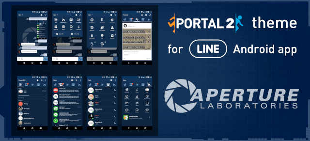 Portal 2 LINE Theme